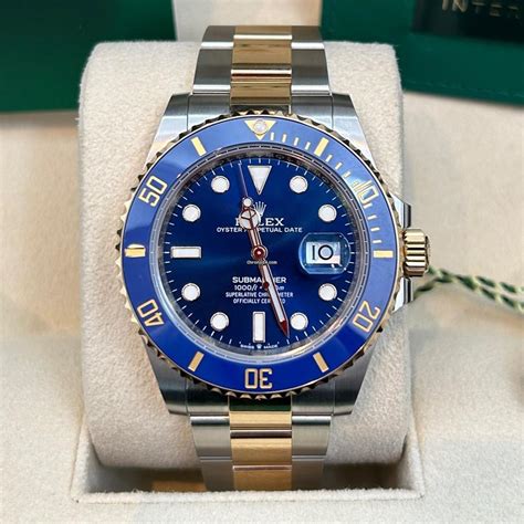 rolex submariner blue gold 2021|rolex submariner official site.